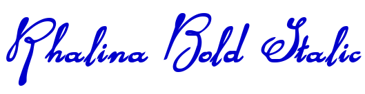 Rhalina Bold Italic フォント
